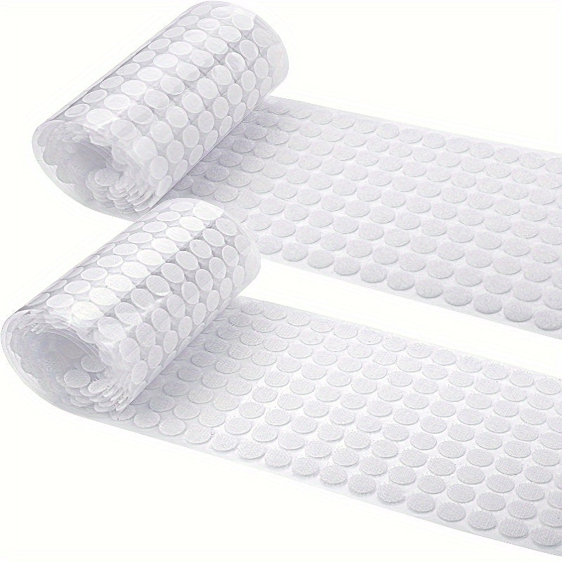 Self-Adhesive Hook and Loop Dots 1000 Pieces 1cm Nylon for DIY Crafts Home Office Classroom