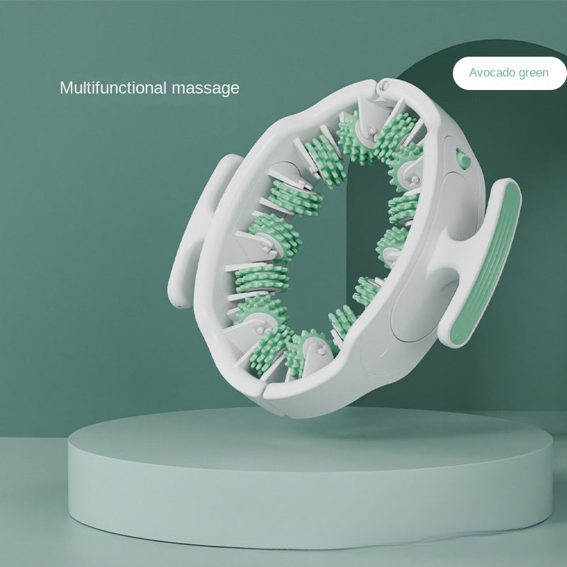 Uyda yoga, fitness va shakllantirish uchun dumaloq oyoq massajeri, rezina