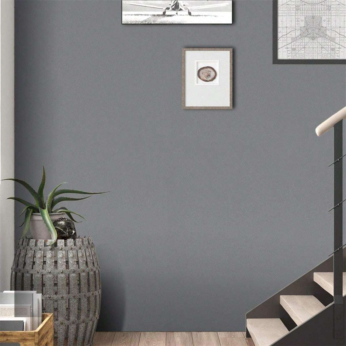 1 Rulon O'z-o'zidan yopishadigan devor qog'ozi, muzlatilgan bir rangda, suv o'tkazmaydigan va olib tashlanadigan, yashash xonasi, oshxona, yotoqxona va mebelni yangilash uchun mos.