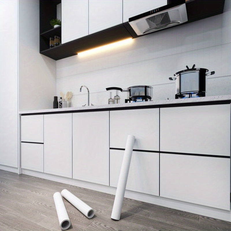 1 Rulon O'z-o'zidan yopishadigan devor qog'ozi, muzlatilgan bir rangda, suv o'tkazmaydigan va olib tashlanadigan, yashash xonasi, oshxona, yotoqxona va mebelni yangilash uchun mos.