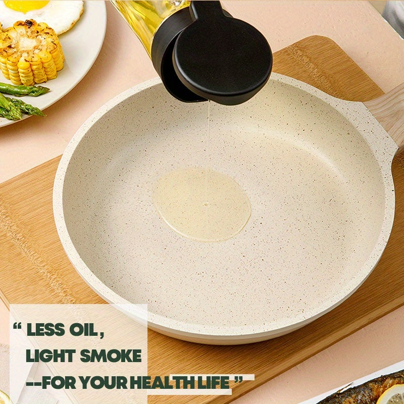Non-Stick Frying Pan with Lid Medical Stone Coating for All Stovetops