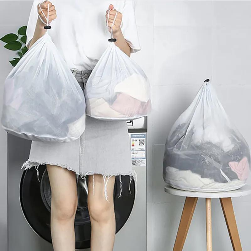 Mesh Laundry Bag with Drawstring for Delicates Socks and Underwear Durable Organizer