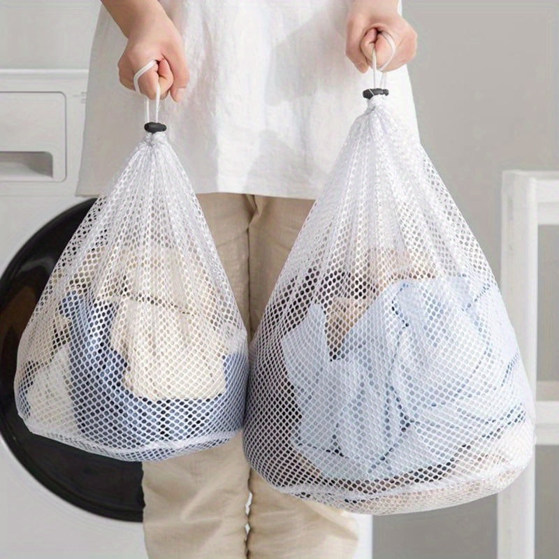 Mesh Laundry Bag with Drawstring for Delicates Socks and Underwear Durable Organizer