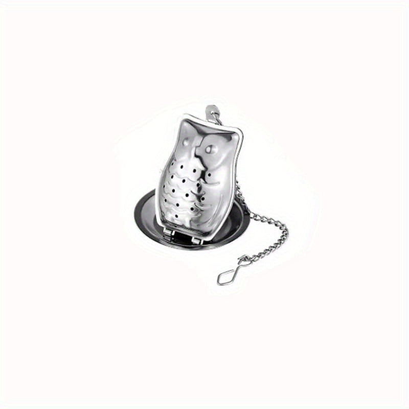 Juego de infusor de té de acero inoxidable de 2 piezas con tapas decorativas para infusión de hierbas y especias