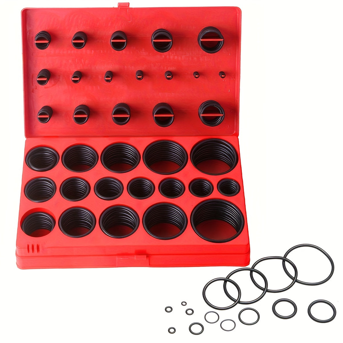 Metric O-Ring Kit 32 Sizes Buna-N Rubber Seals for Plumbing Automotive