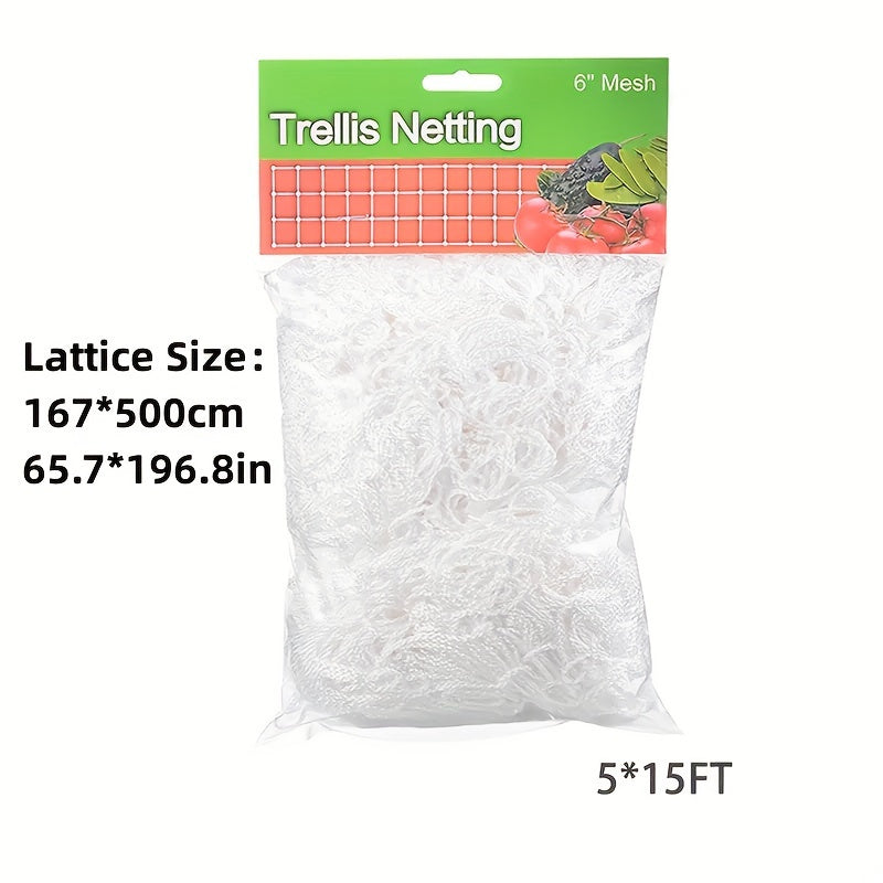 Garden Plant Support Net 152.4x457.2cm Climbing Garden Net for Balcony and Container Planting