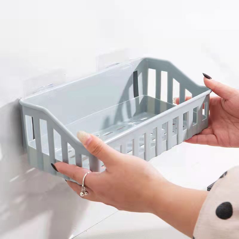 Wall-Mounted Bathroom Organizer for Toiletries and Cosmetics Easy to Install Clutter-Free