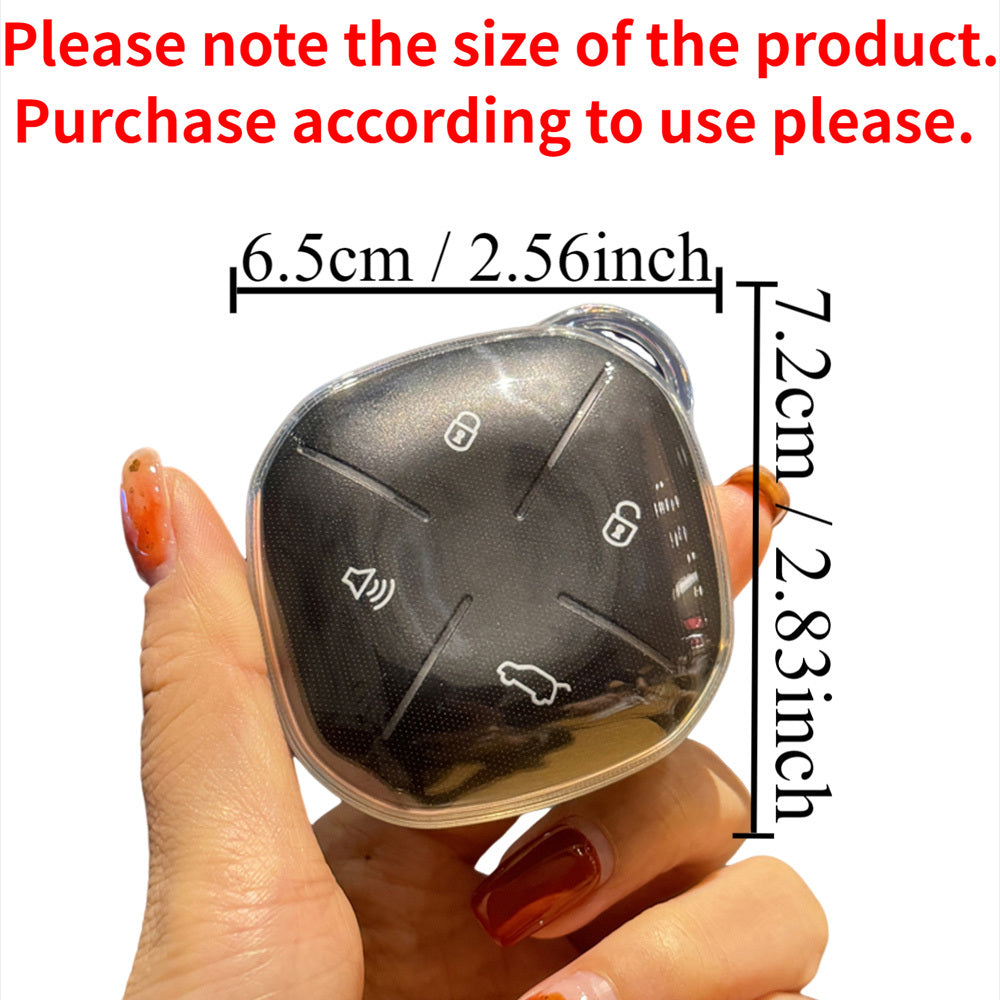 Car Remote Key Cover TPU for Dashing X-1 Plus DTC IDM Shell Protection