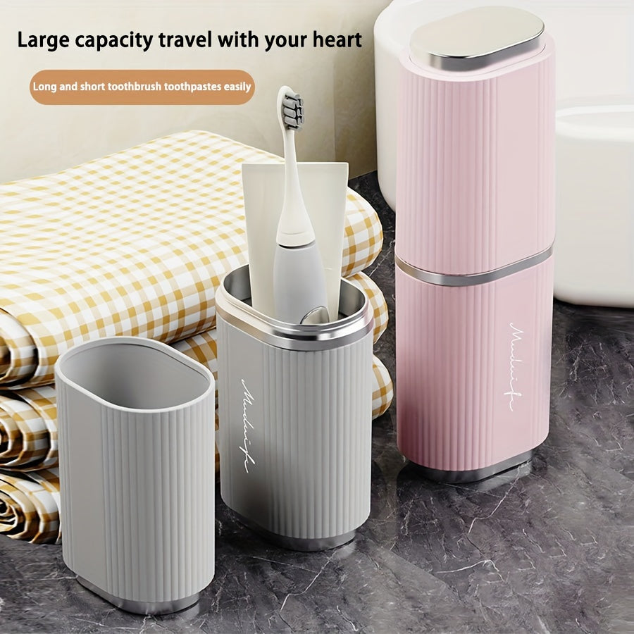 Portable Toothbrush Case Travel Storage Box Plastic Toothpaste Holder