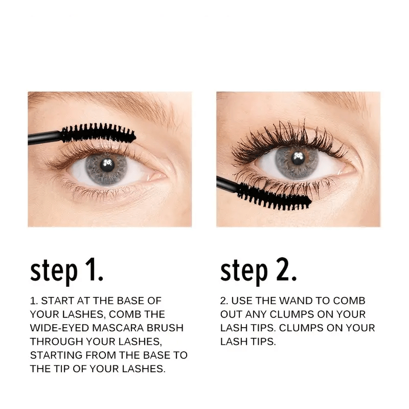 Women Black Mascara Long-Lasting Volumizing Curling Gift