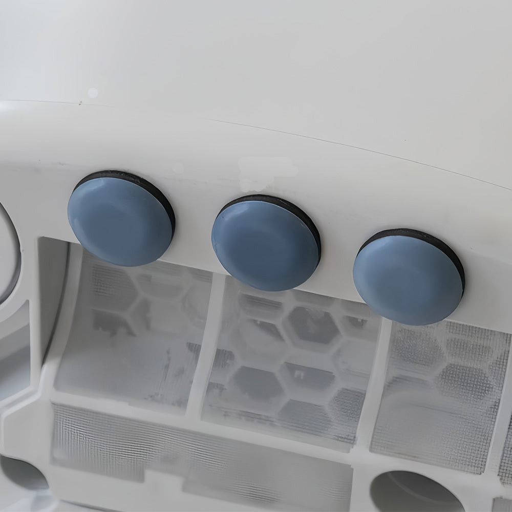 Set of 3 Plastic Gliders for Food Processors Oven-Safe Appliance Moving Accessories