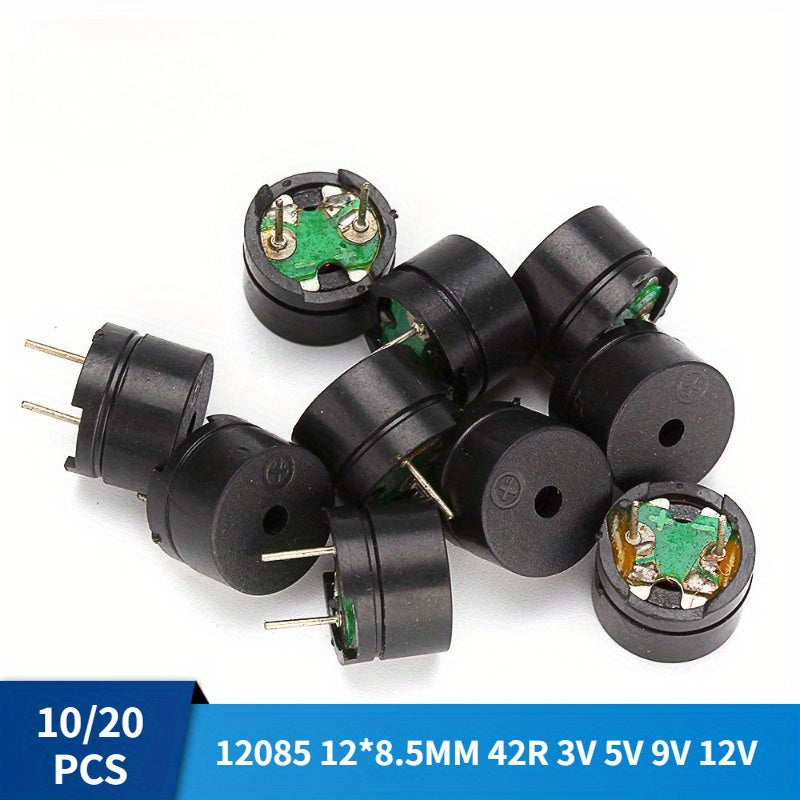 Mini Piezo Buzzer 12mm 3V-12V Passive 10/20pcs for Arduino Electronic Projects