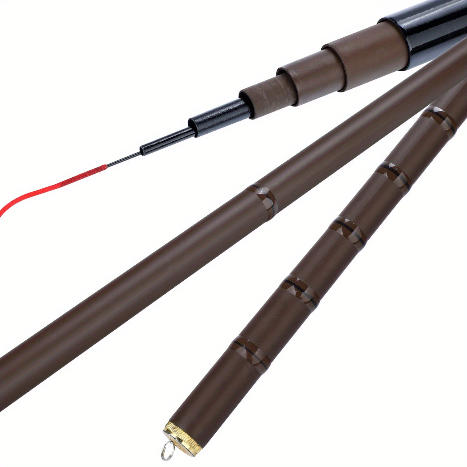 Ultra-Light Pond Fishing Rod 2.7-6.3m Soft Tip Carbon Fiber Soft Tip Lightweight