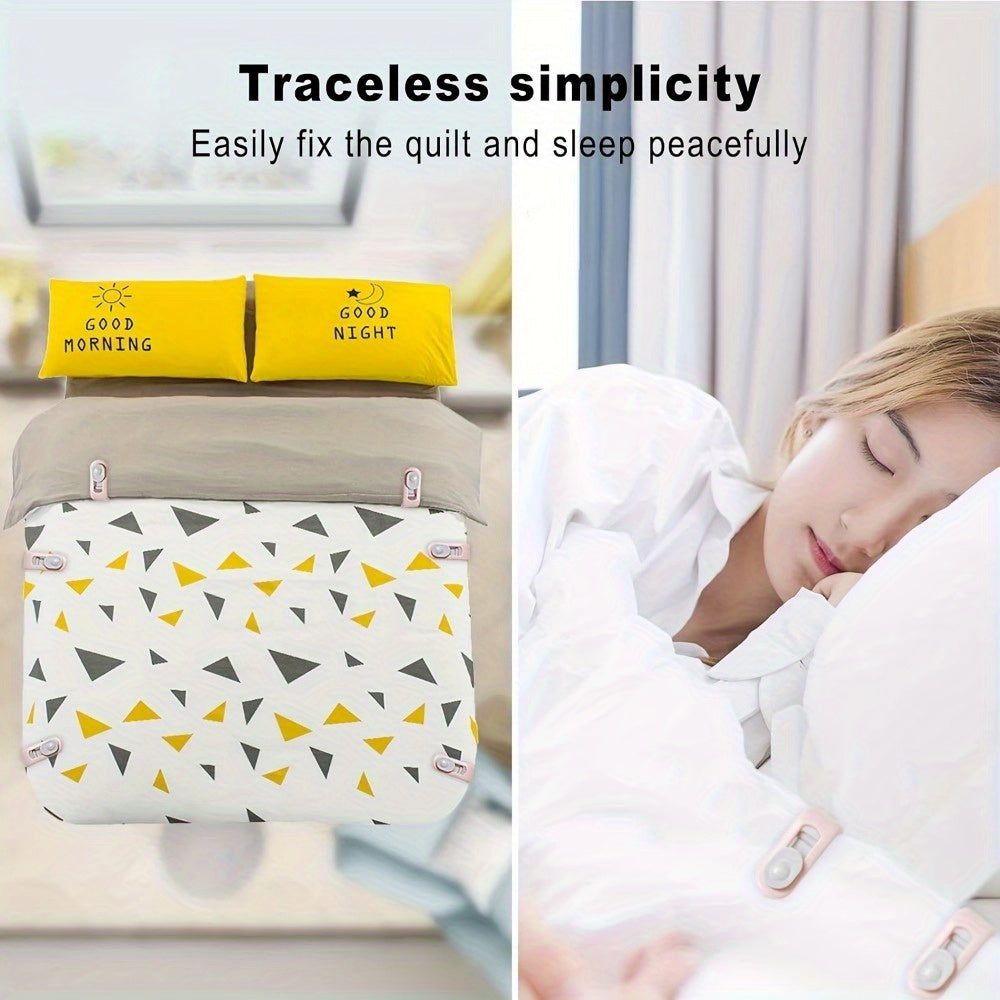 Set of 8 16 24 Bed Sheet Clips Non-Slip Quilt Grippers Fasteners for Bedding