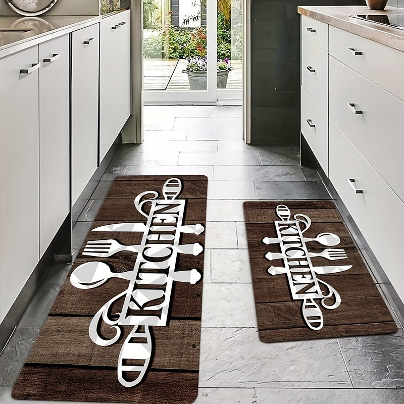 Non-Slip Kitchen Rug Water Resistant Soft and Cozy 49.78x79.76 cm