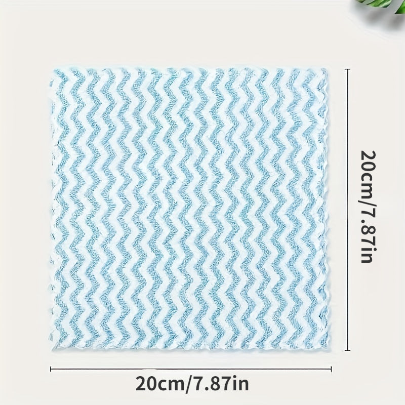 Kitchen Cleaning Rags 10/20 Pack Absorbent Dish Towels for Stains and Grease