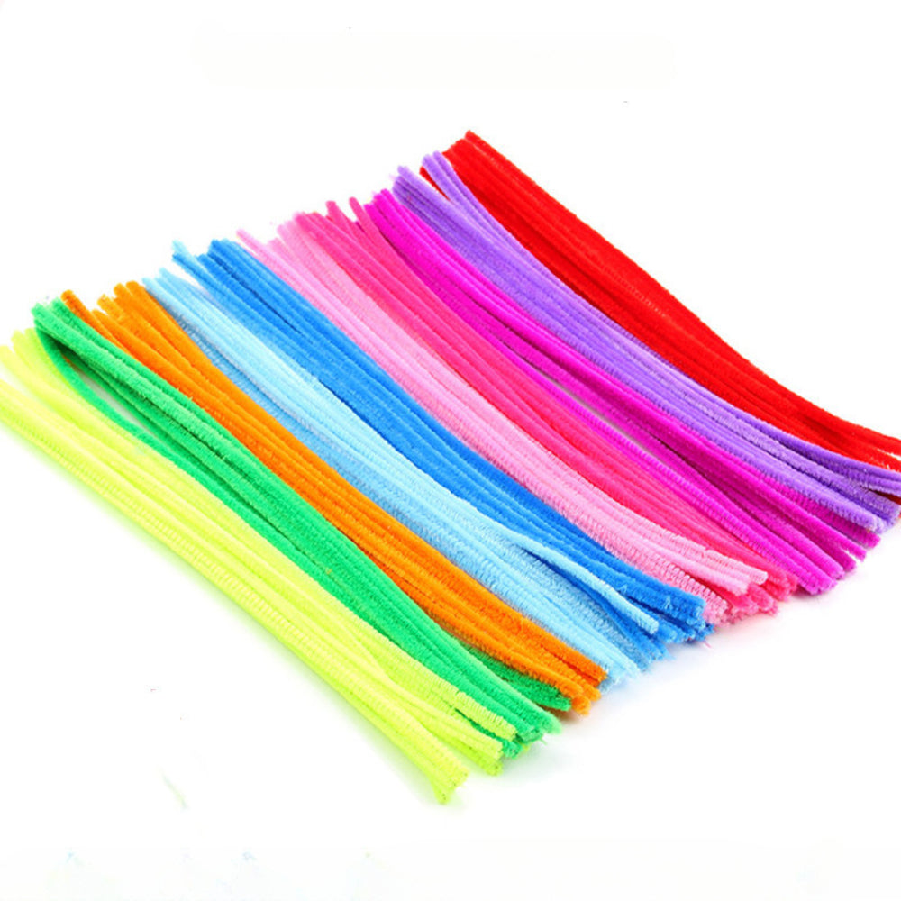 Wholesale Pack of 100 Colorful Twist Rods for Wool Crafting Dense Encrypted Wool