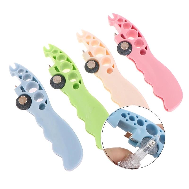 Tibbiy shisha uchun qulay tutqichga ega portativ ampul shishasi ochgichi - hamshiralarga, shifokorlarga va restoranlarda foydalanish uchun ideal.