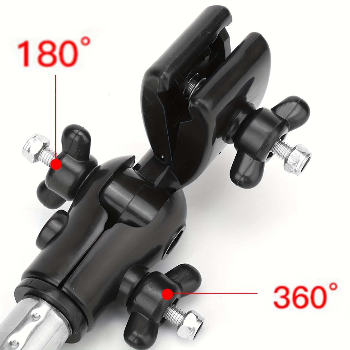 Stainless Steel Umbrella Holder for Wheelchair Bicycle Pram Stroller Adjustable Rainy Day Accessory