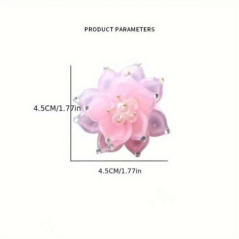 Avtomobil konditsioneri chiqishi suv tomchilari gull avtomobil hidi beruvchi bezak