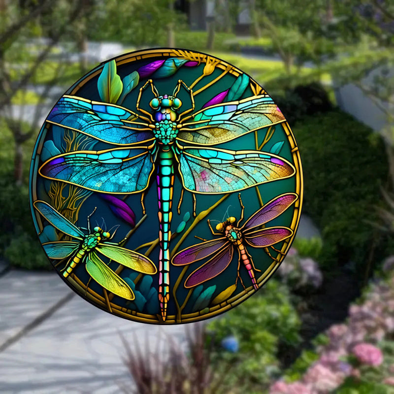 Автомобиль, дом, RV, стеклянная наклейка, декоративные насекомые и стрекозы, присоска на окно