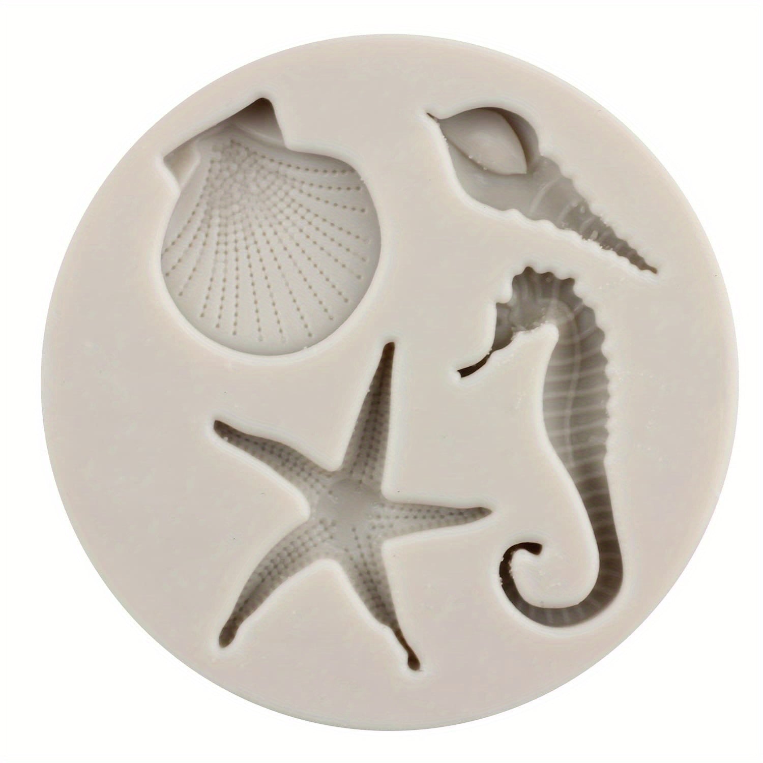 Silicone Marine Theme Fondant Mold for Cake Decorating and Candy Making