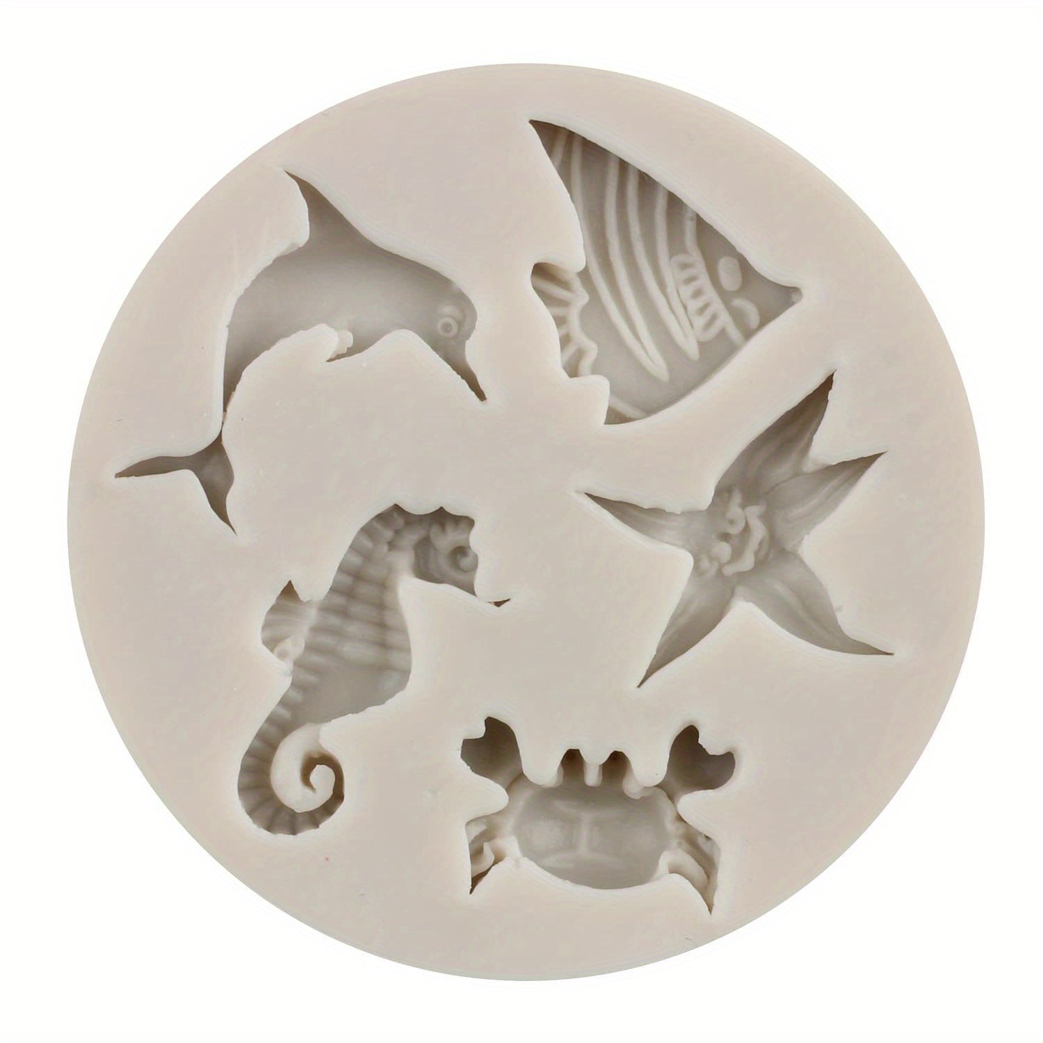 Silicone Marine Theme Fondant Mold for Cake Decorating and Candy Making