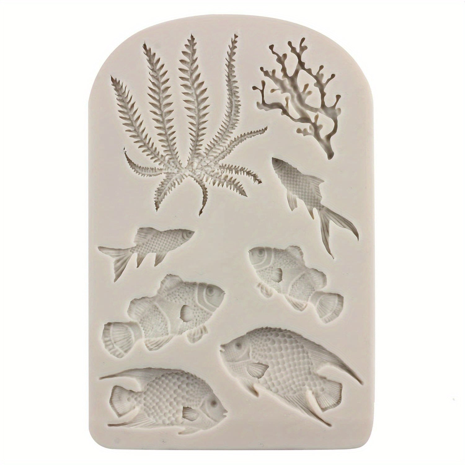 Silicone Marine Theme Fondant Mold for Cake Decorating and Candy Making