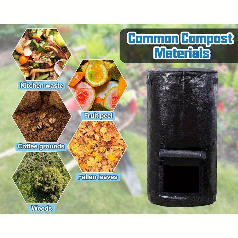 Waterproof Eco-Friendly Compost Bag 13.8x23.6 Inches for Kitchen and Garden Waste