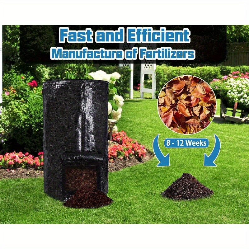 Waterproof Eco-Friendly Compost Bag 13.8x23.6 Inches for Kitchen and Garden Waste