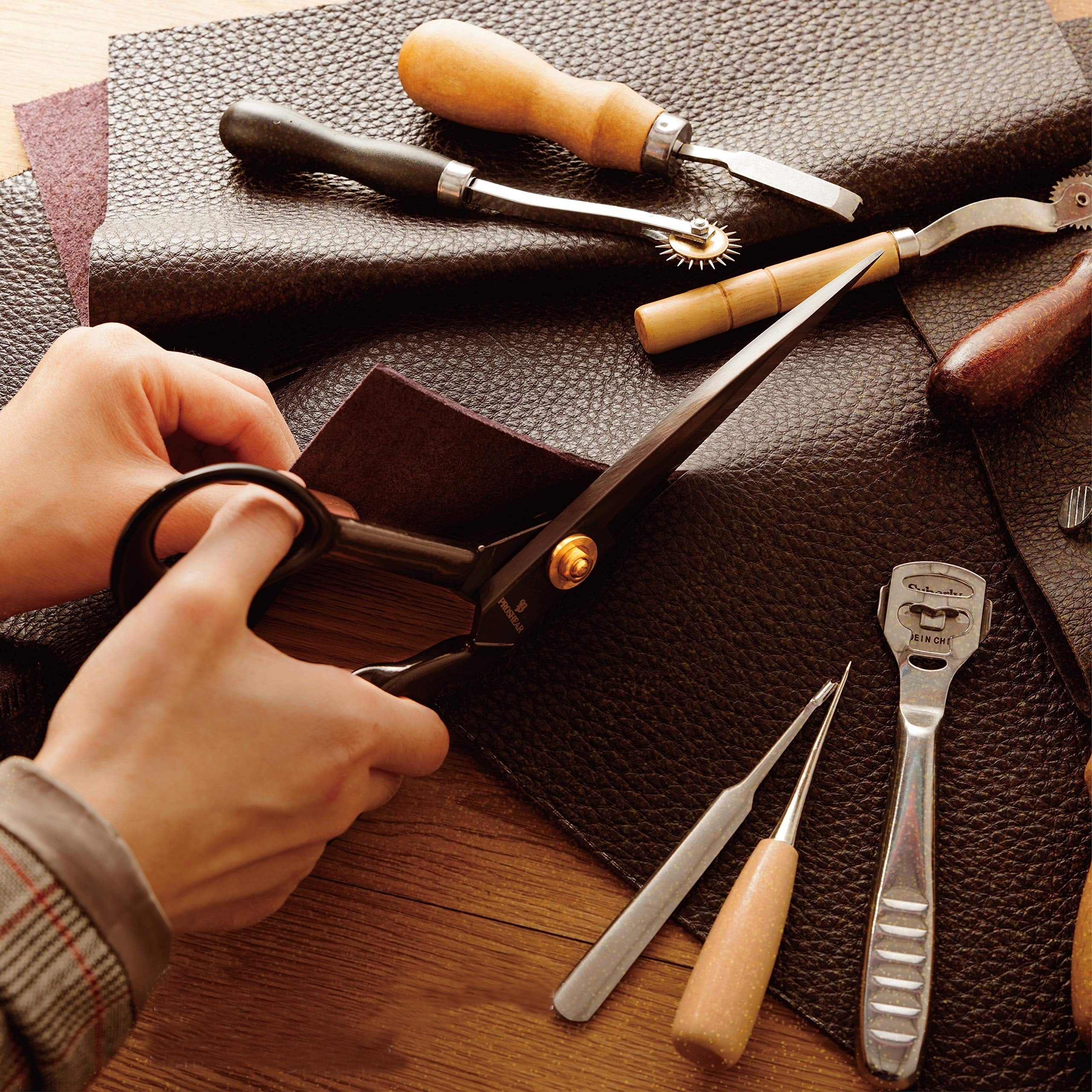 Heavy Duty Fabric Tailoring Scissors 20.32cm High Carbon Steel Leather Sewing Shears