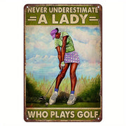 Funny Golf Wall Art Sign for Women Home Decor Wall Hanging