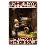 Humorous Farm Tractor Wall Art Poster for Man Cave Garage or Bar