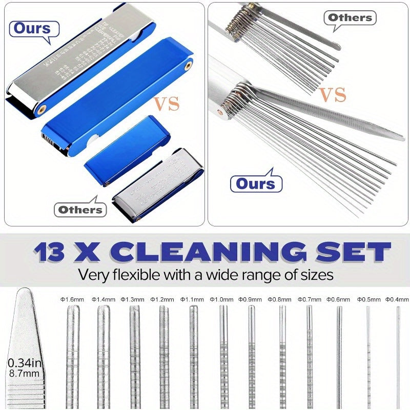 Фонарь усти тозалагичи комплект, оғир ишловчи нейлон, карбюраторни тозалаш комплекти