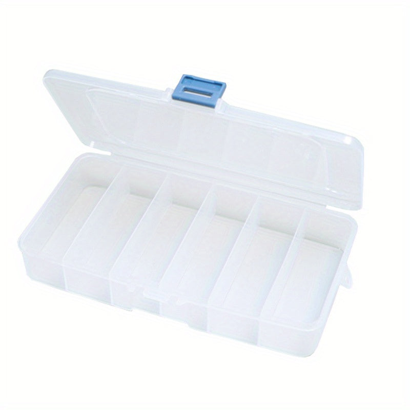 Zargarlik buyumlari, soch aksessuarlari va kichik narsalar uchun shaffof 6-qatlamli saqlash qutisi. Changdan himoyalangan va ko'chirish uchun qulay tashkilotchisi.