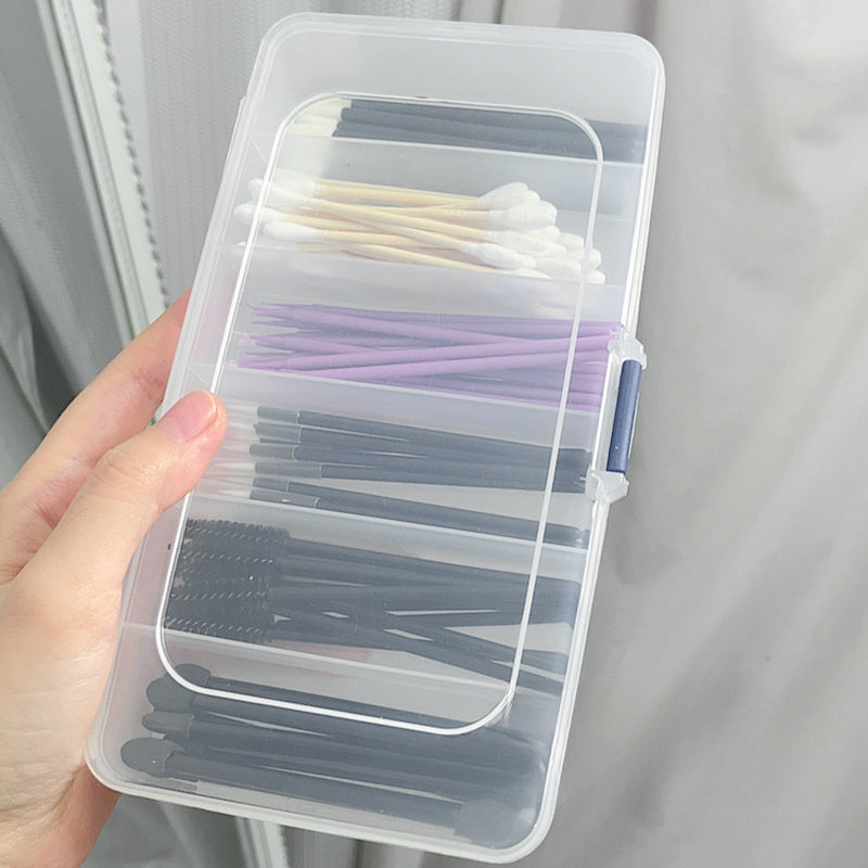 Zargarlik buyumlari, soch aksessuarlari va kichik narsalar uchun shaffof 6-qatlamli saqlash qutisi. Changdan himoyalangan va ko'chirish uchun qulay tashkilotchisi.