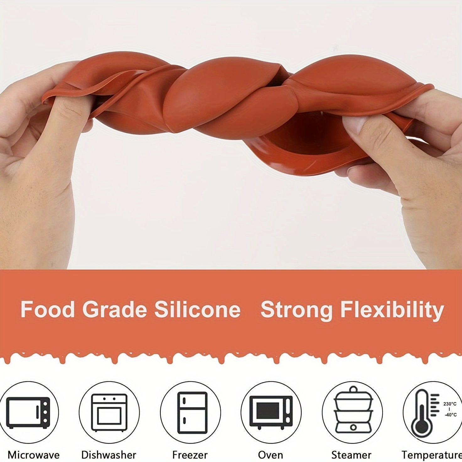 Multi-Functional Silicone Mold for Hot Cocoa Bombs 6 Half Spheres Non-Stick