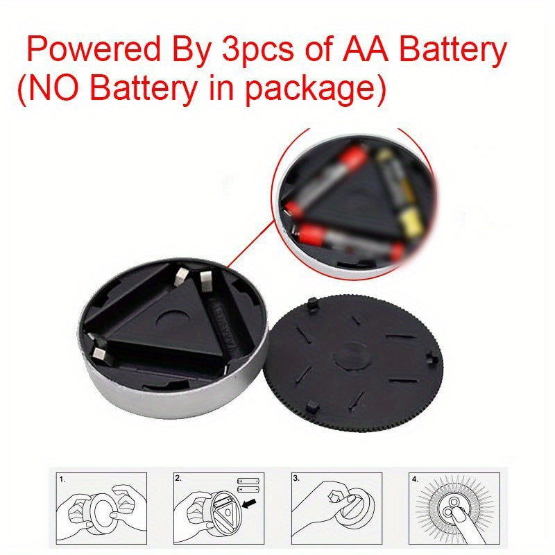 Set of 2 LED Touch Sensor Lights for Closets Cabinets and Kitchens Battery Operated