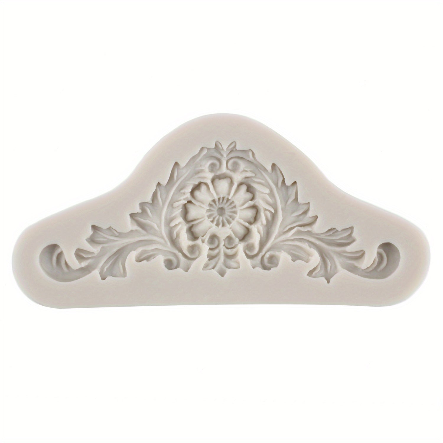 Silicone Mold for Intricate Baroque Scroll Relief Designs for Fondant and Cake Decorating