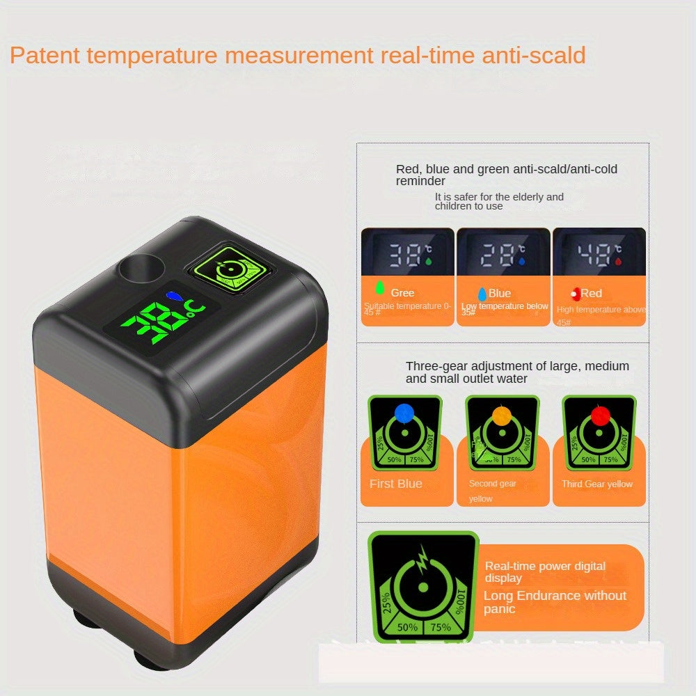 Tashqi elektr shower bosh portativ yomgʻir showeri RV va qishloq joylar uchun