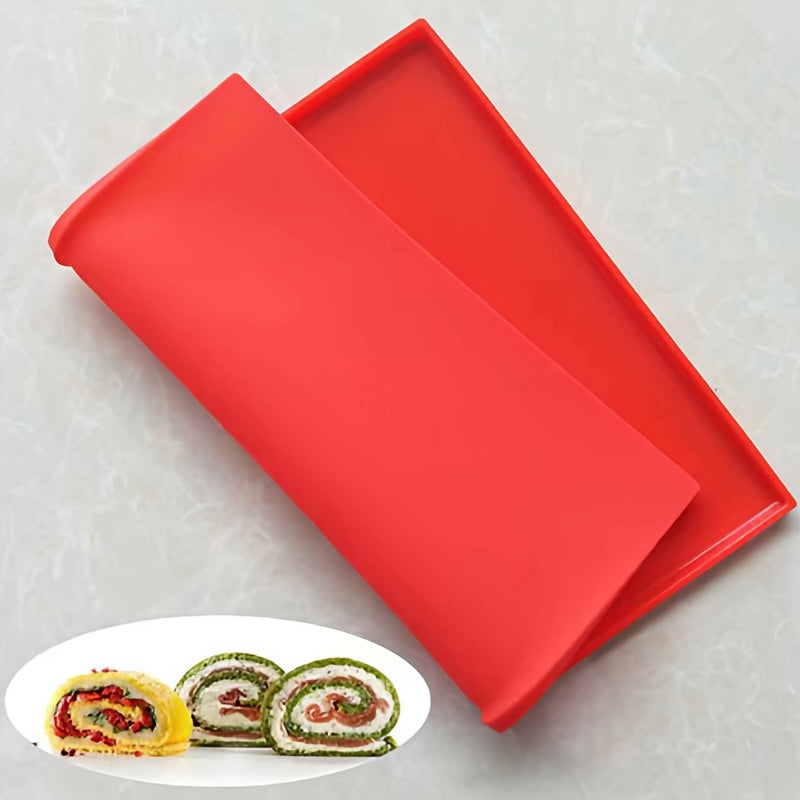 Silicone Swiss Roll Cake Mat - 30.99cm X 25.98cm - Pishirish asboblari