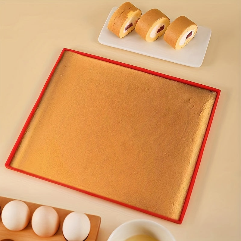 Silicone Swiss Roll Cake Mat - 30.99cm X 25.98cm - Pishirish asboblari