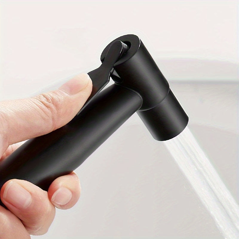 Stainless Steel Handheld Bidet Sprayer Kit Wall-Mounted with Flexible Hose for Toilet