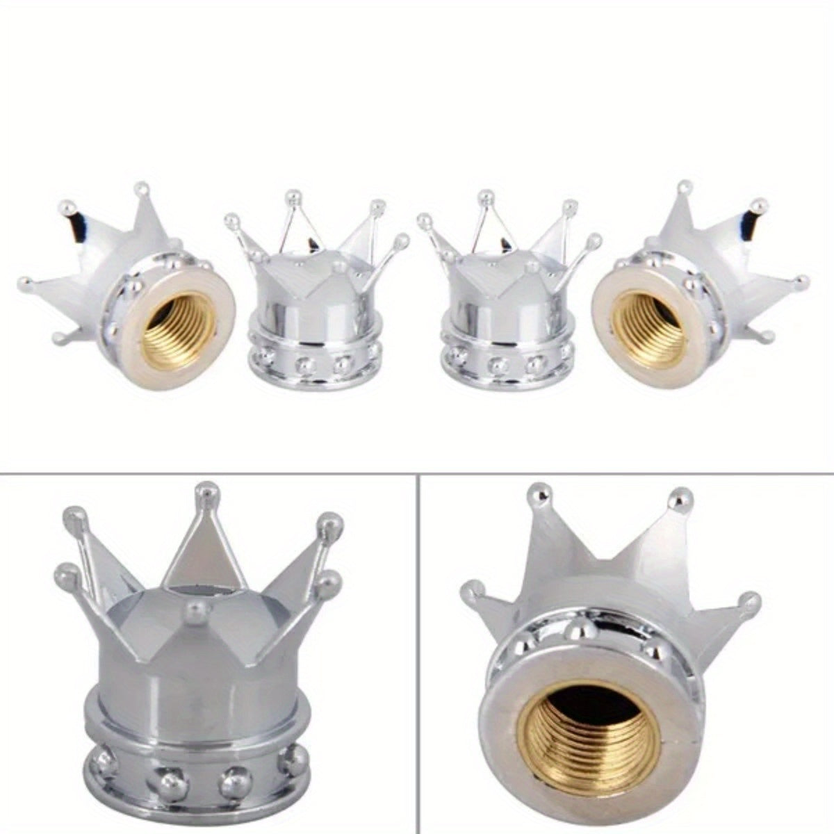 4Pcs Bicycle Tire Valve Caps Presta Auto Truck Car Wheel Stem Accessories