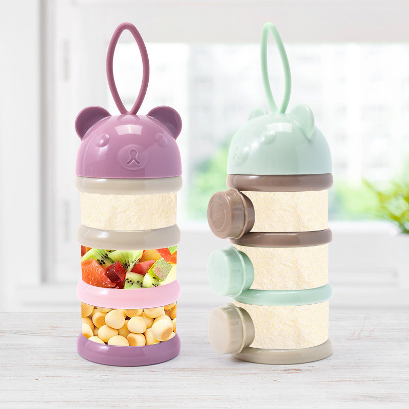 Storage Box for Formula Milk and Snacks, Multi-Purpose Food Container