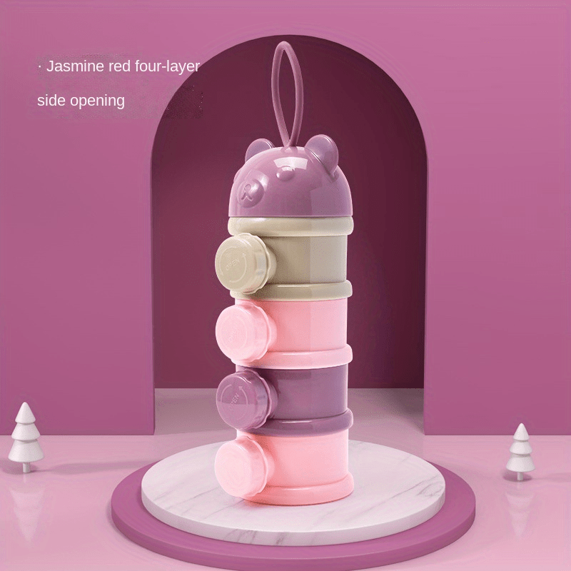 Storage Box for Formula Milk and Snacks, Multi-Purpose Food Container