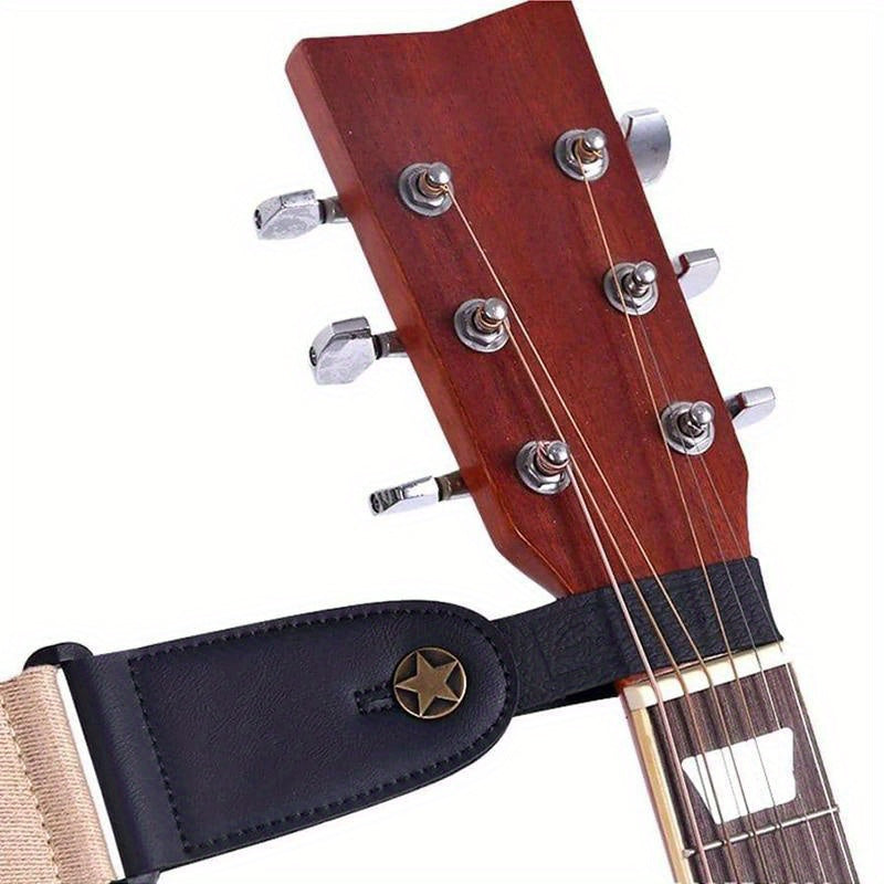 Removable Steel-String Guitar Headband for Acoustic Bass Electric Guitars