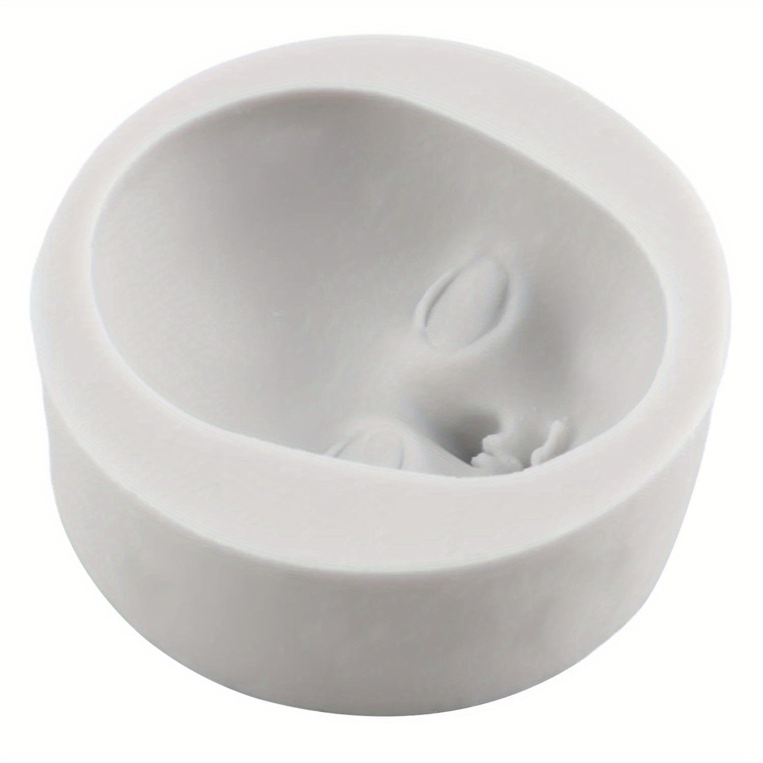 Girl Face Silicone Mold for Cake Decorating Chocolate Gumpaste Candies Resin Crafts