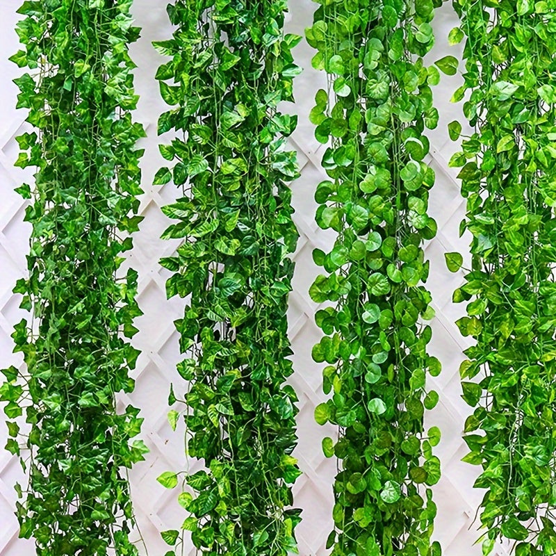 3pcs Artificial Ivy Garland Faux Greenery for Indoor Outdoor Decor Wall Arch Shelf