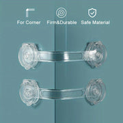 Set of 5 Child Safety Locks for Drawers Cabinets and Refrigerators